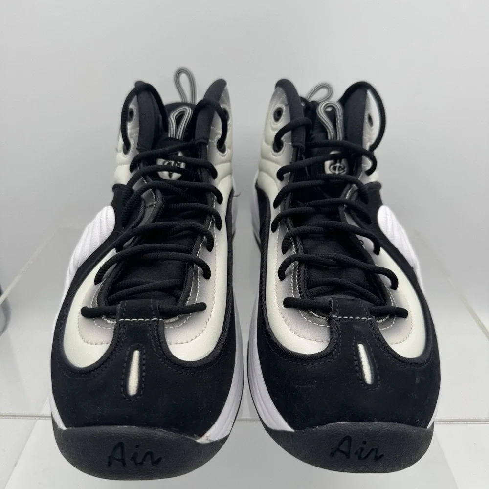 Brand New Nike Air Penny 2 Light Bone White Black  DZ2549-001 Men's Size 9.5